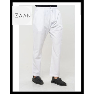 White Cotton Pajama narrow / Loose Cut Trouser